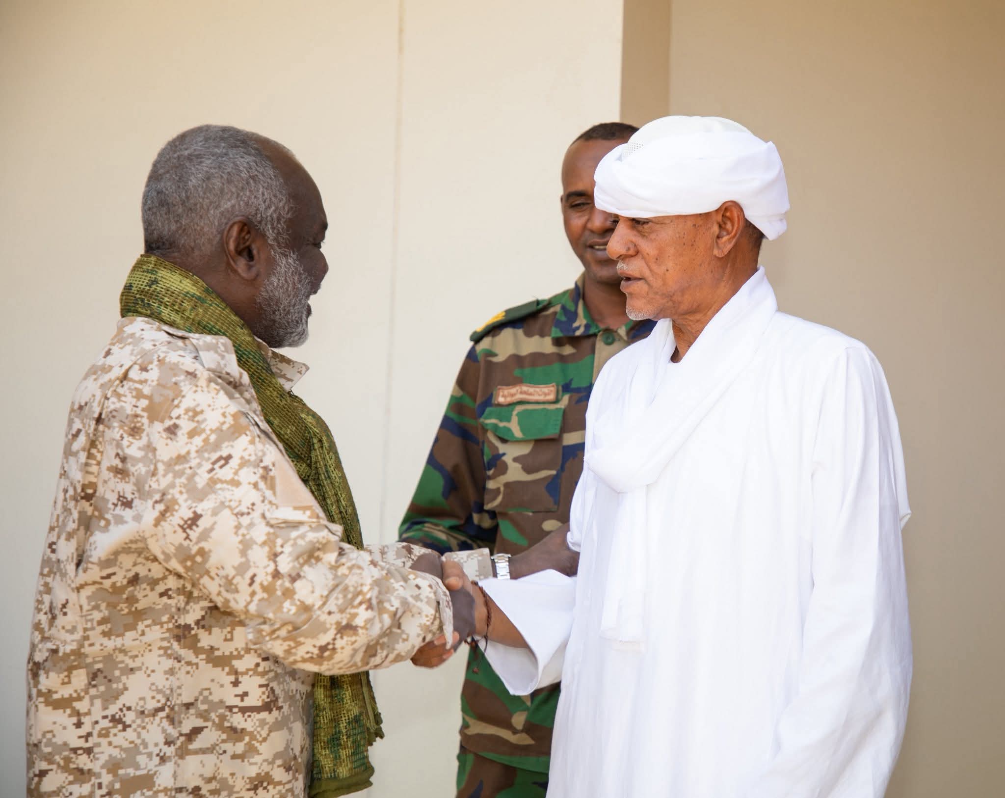 رئيس حركة العدل والمساواة السودانية يلتقي رئيس المجلس  الصحوة الثوري